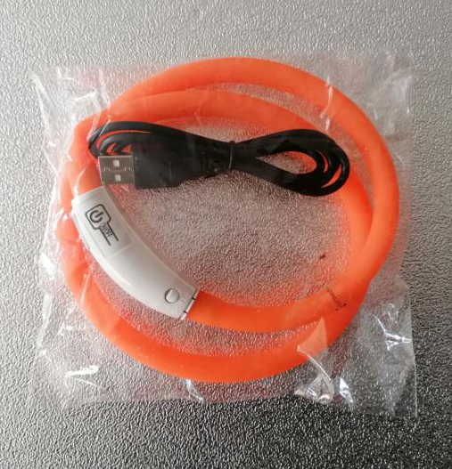 LED-Leuchthalsband, 360mm, orange