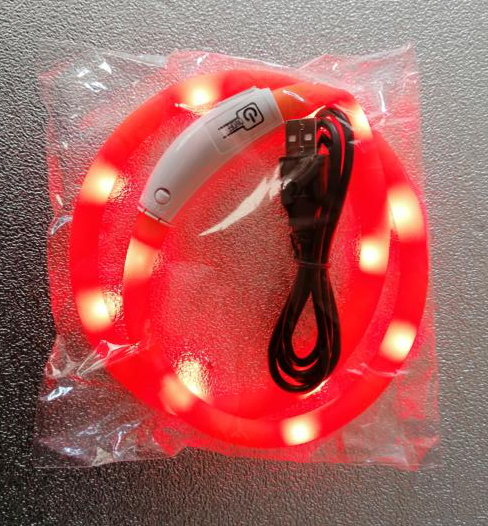 LED-Leuchthalsband, 360mm, orange